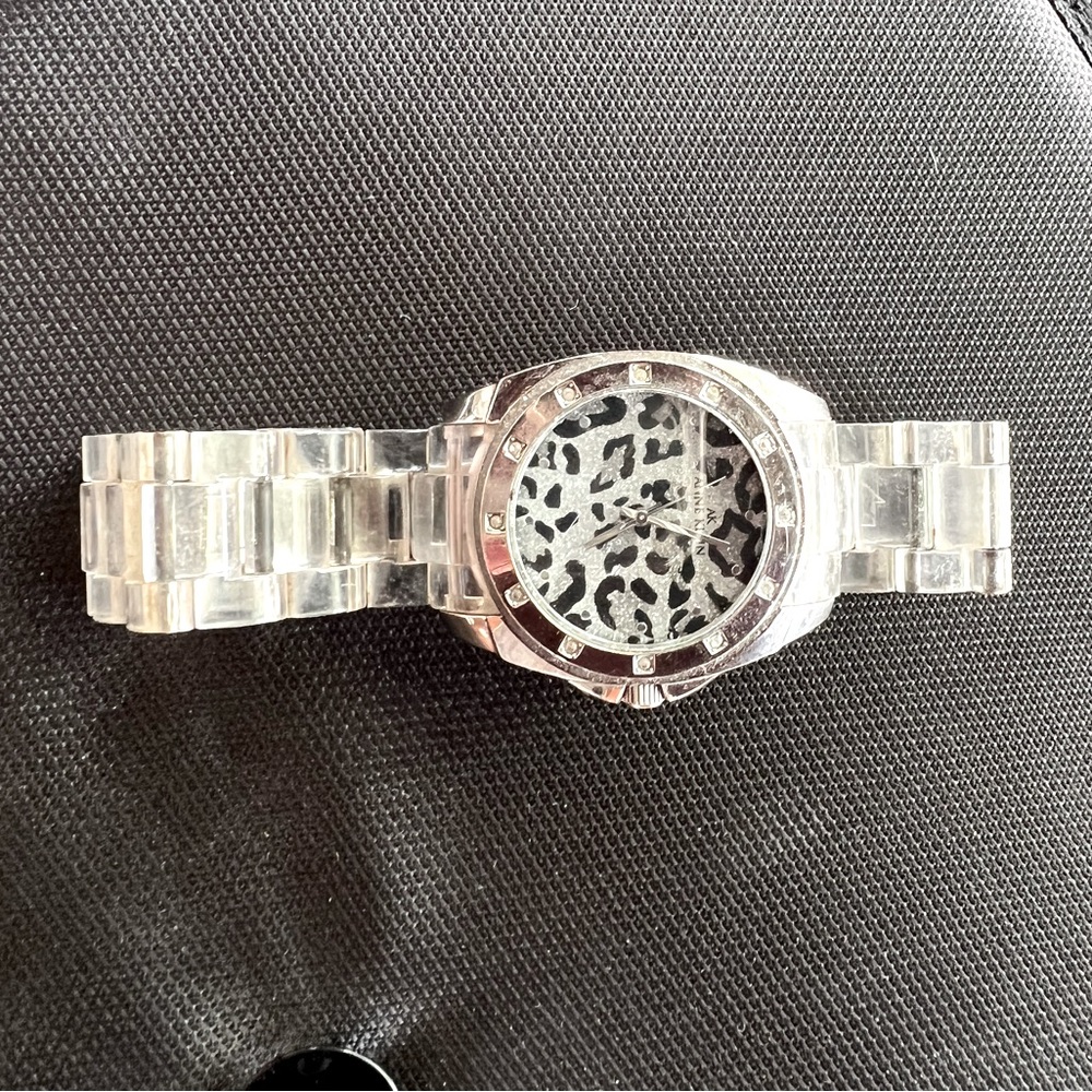 Ann Klein leopard watch